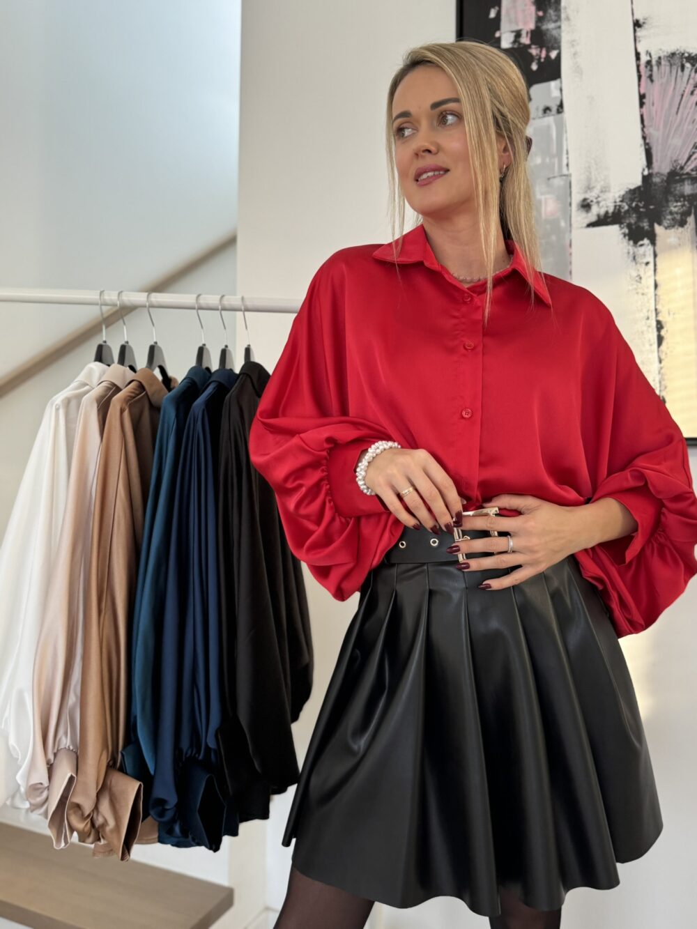 Marškiniai satininiai šventiniai - Image 16