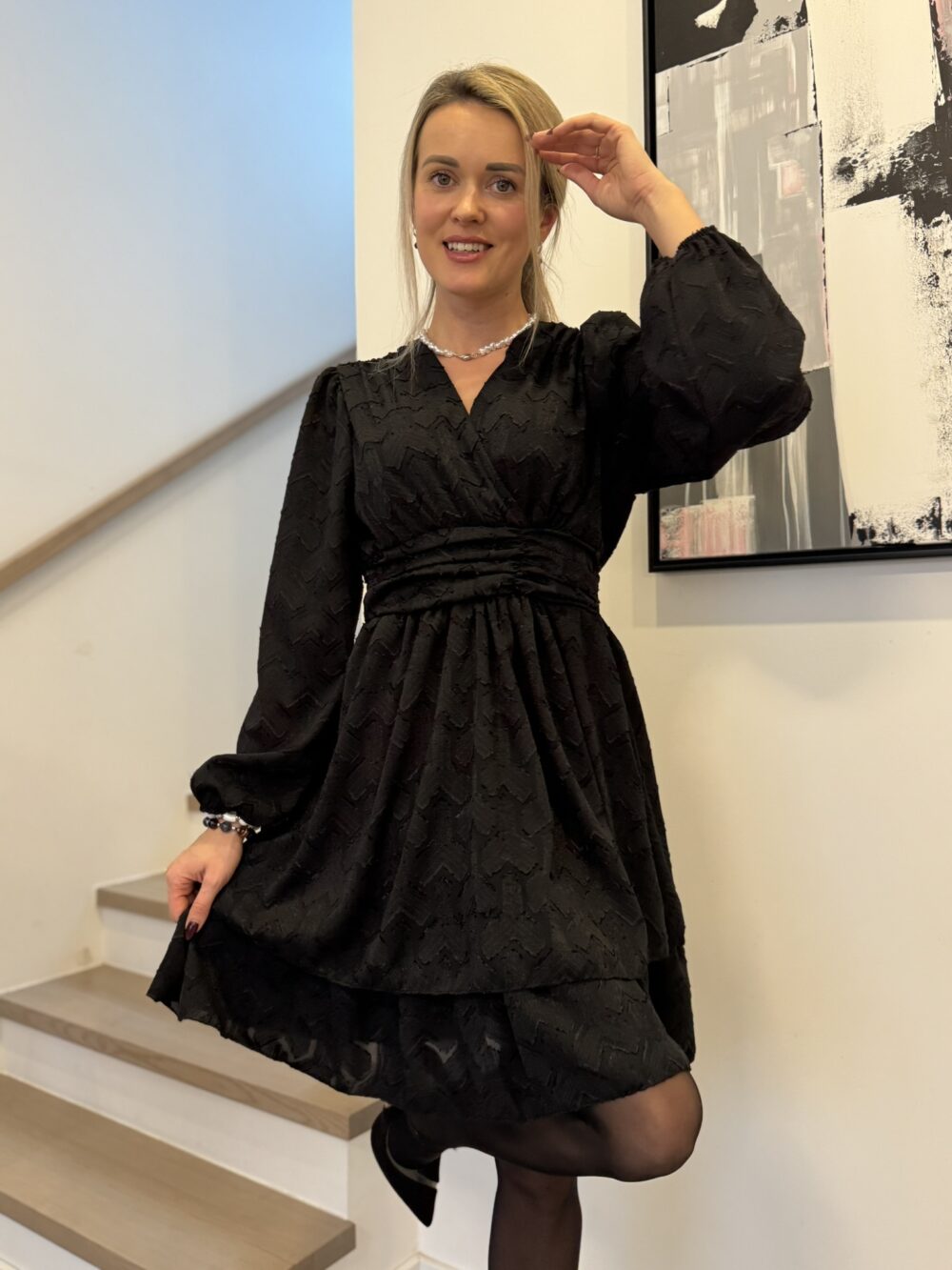 Suknelė su elegancijos raštais - Image 7