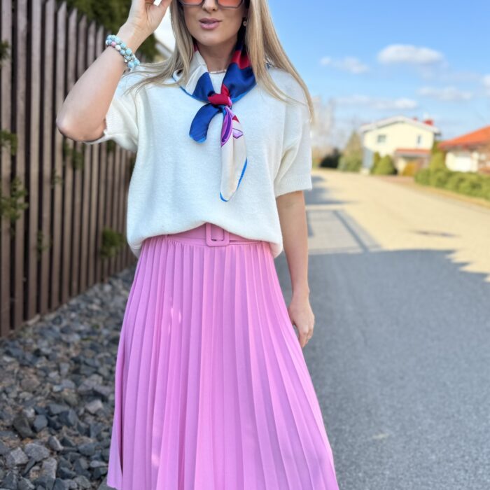 Klostuotas sijonas„Elegant Flow“