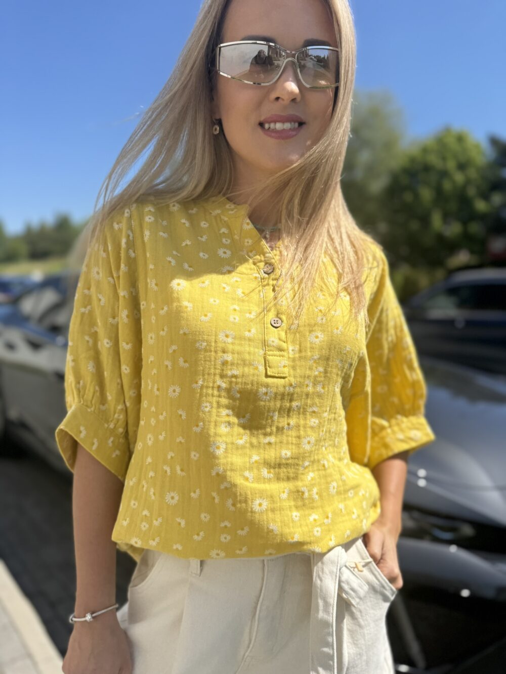 Medvilninė palaidinė „Fioretta“