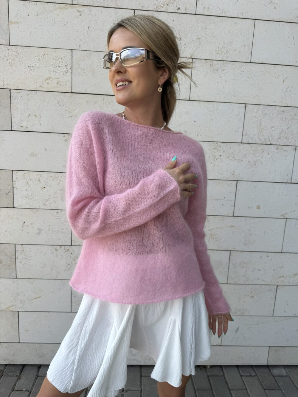 Vasaros megztinis „Kid Mohair Cloud“ - Image 3