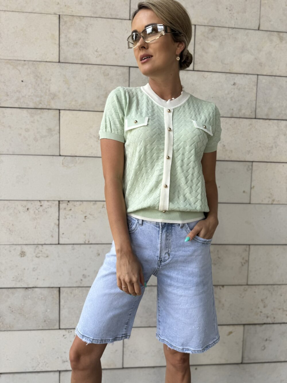 Laisvalaikio džinsiniai šortai „Denim Ease“ - Image 7