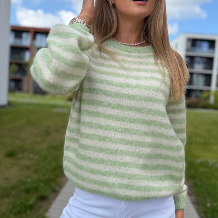 Alpaca Merino Stripe megztukas
