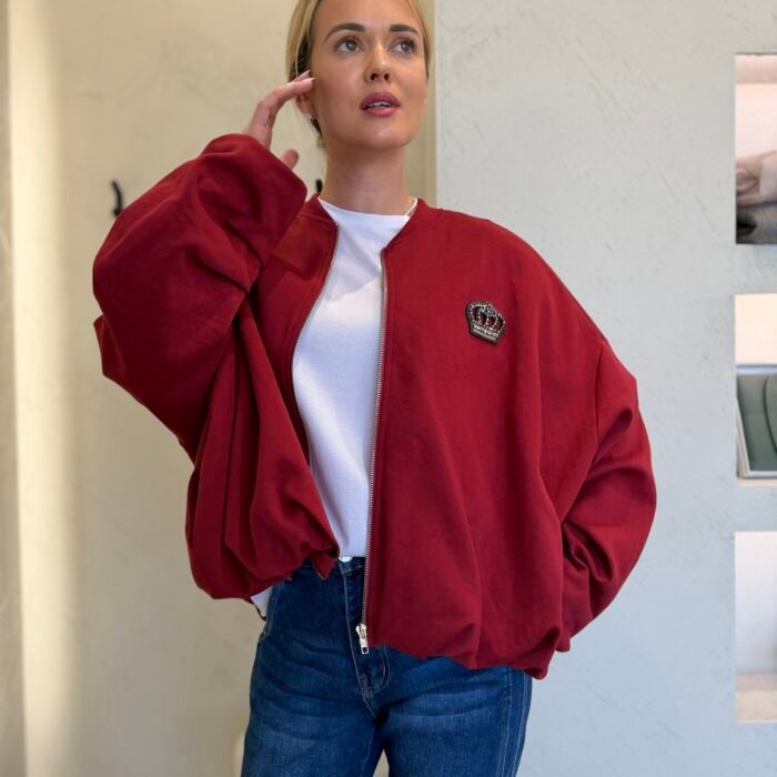 „Royal Chic“ bordo švarkelis