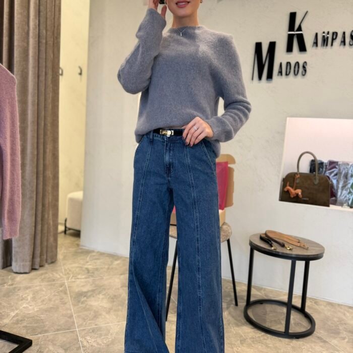 „Modern Denim“ platėjantys džinsai R8095