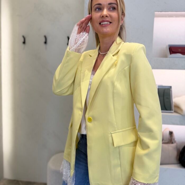 „Lace Touch“ itališko stiliaus švarkas