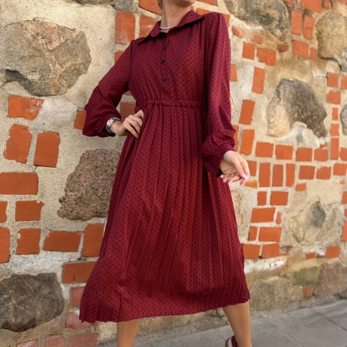 „Grace Dots“ šifoninė midi suknelė