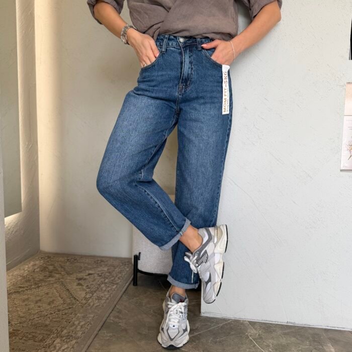 „Urban Muse“ mom fit džinsai (588-2)